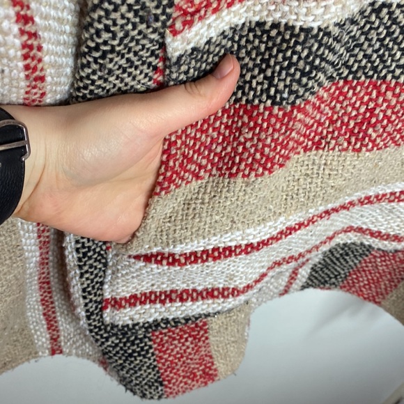 Artesanias Cuamatzi Baja poncho made in Mexico size L - Picture 7 of 11